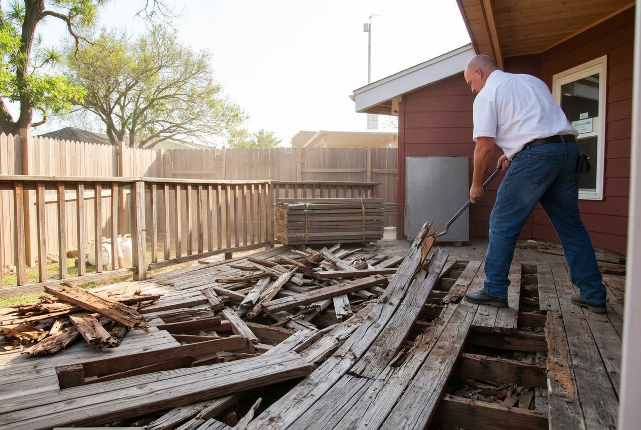 Deck Removal in the Gulf Coast, Alabama