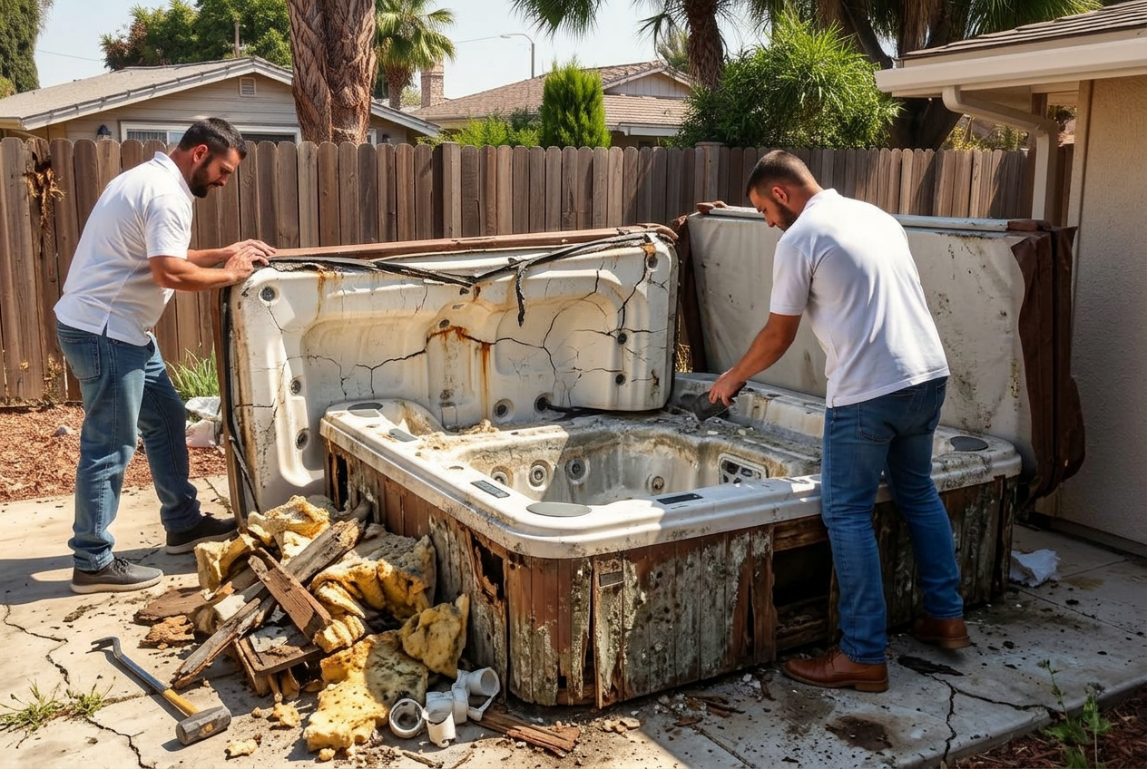 Hot Tub Removal in the Gulf Coast, Alabama