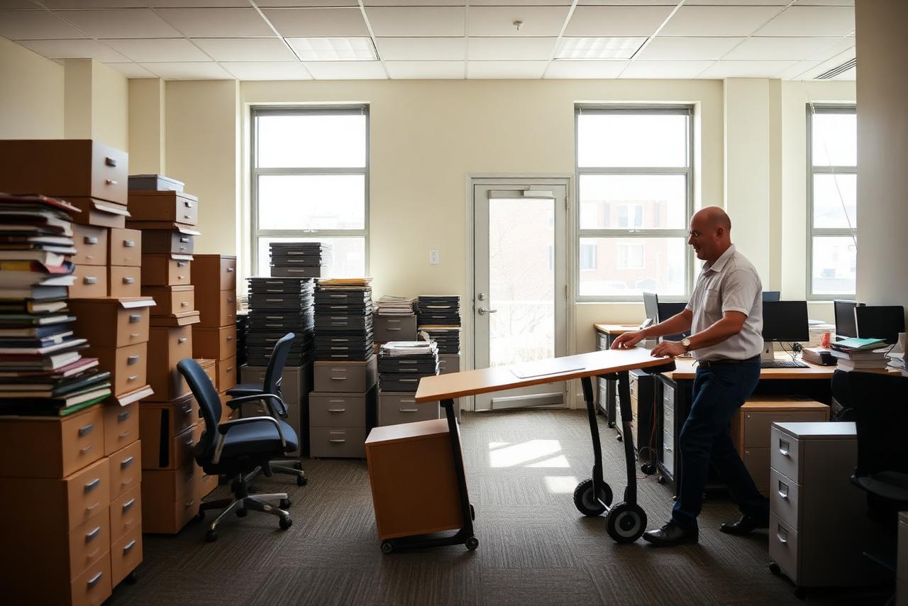 Office Cleanout in the Gulf Coast, Alabama