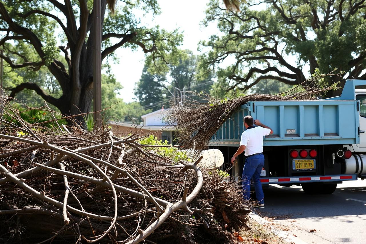 Tree Debris Removal in the Gulf Coast, Alabama
